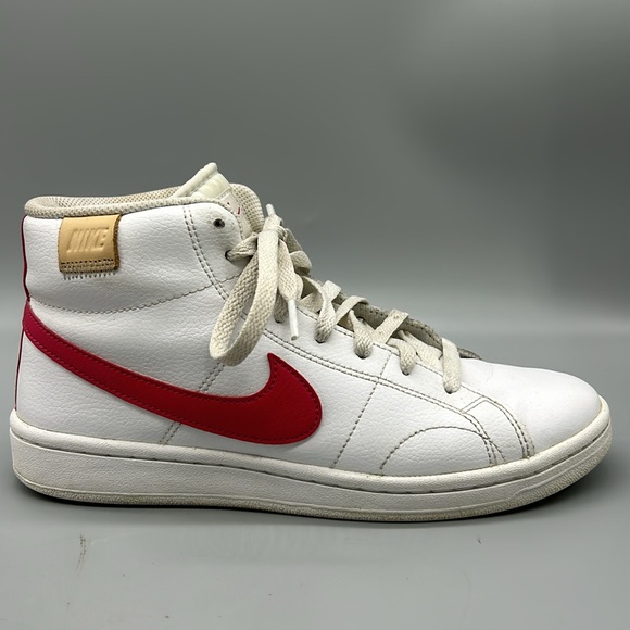 NIKE WOMENS COURT ROYALE 2 (BLAZER) MID SNEAKER WHITE/PINK💖 - Picture 9 of 10